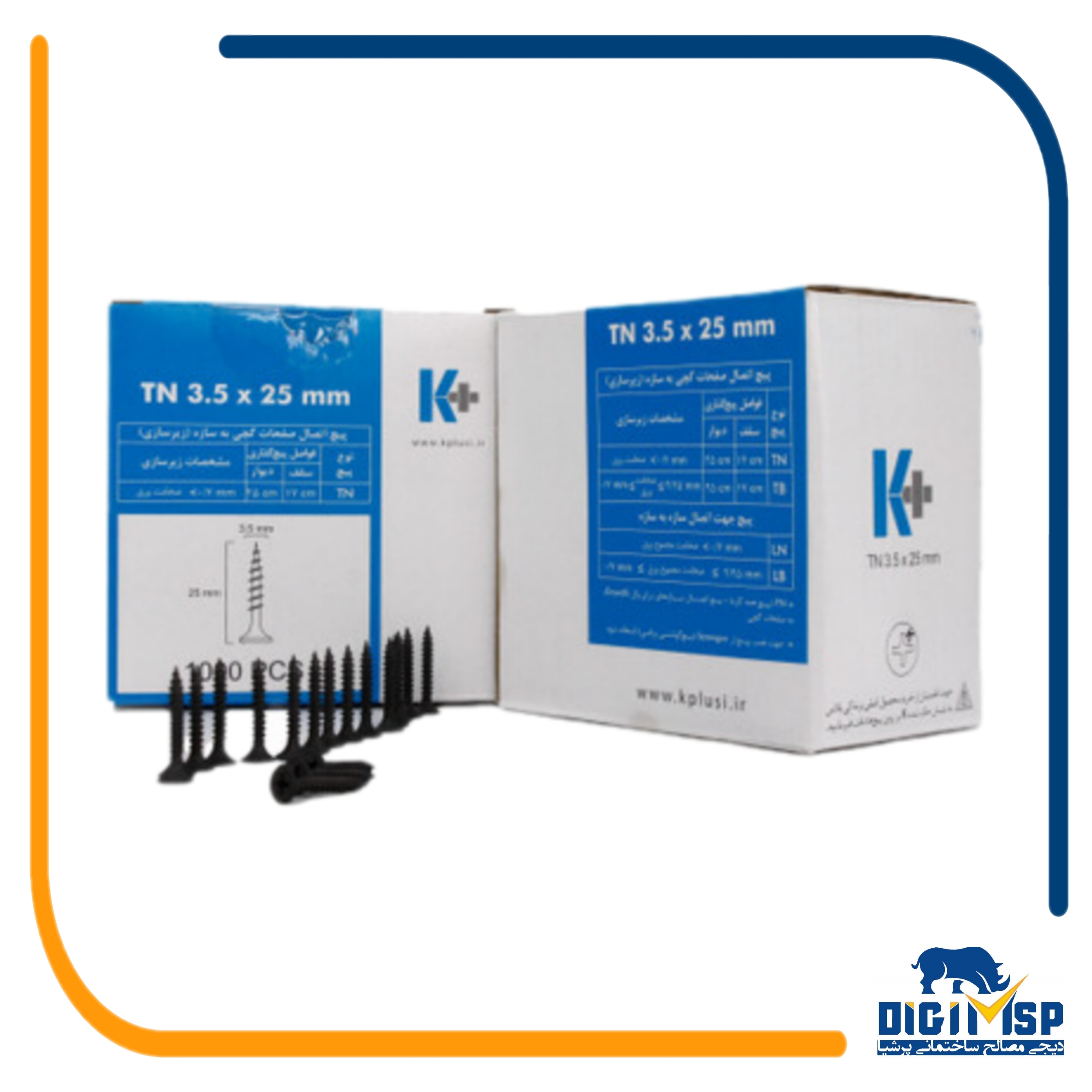 پیچ پنل تک لایه TN 3.5*25  